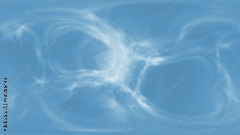 Abstract moving smoke fog design on bright blue clean background. Seamless loop. Abstract moving smoke fog design on bright blue clean background. Seamless loop.