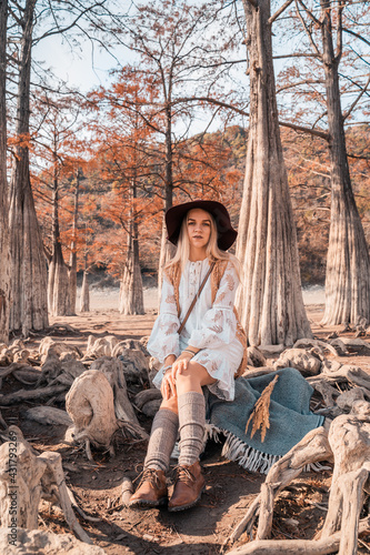 Travel to the south of Russia. Female portrait