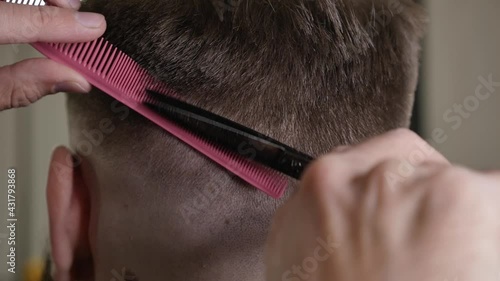 Barber work, hair care