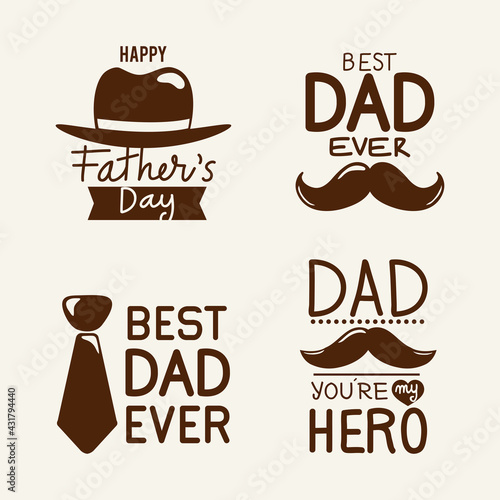 four fathers days messages