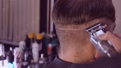 Barber work, hair care
