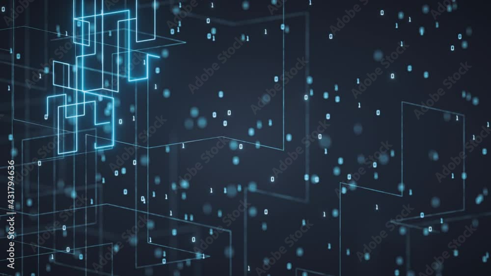 Abstract electrical lines with dark background, 3d rendering. Abstract electrical lines with dark background, 3d rendering.