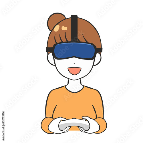 VR　ゲーム　女性