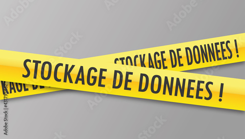 Logo stockage de données.
