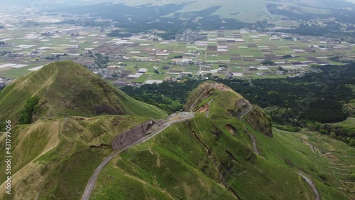 熊本地震で崩壊した阿蘇ラピュタの道