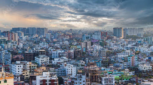 CityScape of Dhaka city, Bangladesh photo