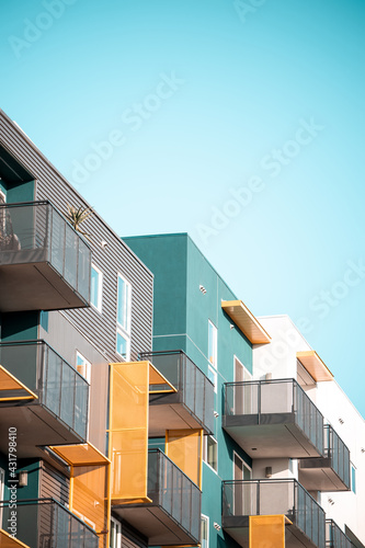 modern apartment building