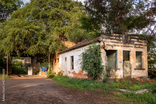 old railway workshop disabled in Brazil