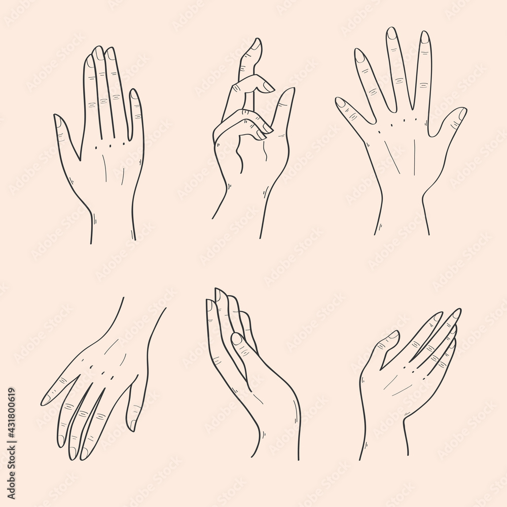 six hands expressions