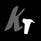 Kr initial handwritten logo for identity