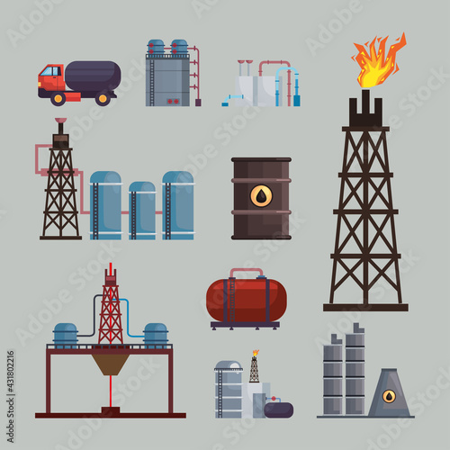 ten fracking icons