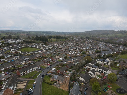 aerial view of the city