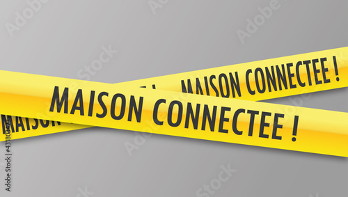 Logo maison connectée.