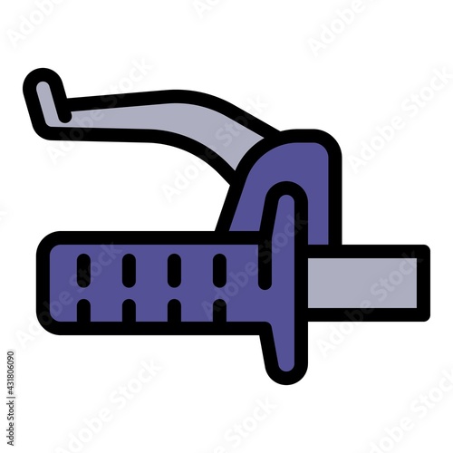Bike brake flip icon. Outline Bike brake flip vector icon for web design isolated on white background
