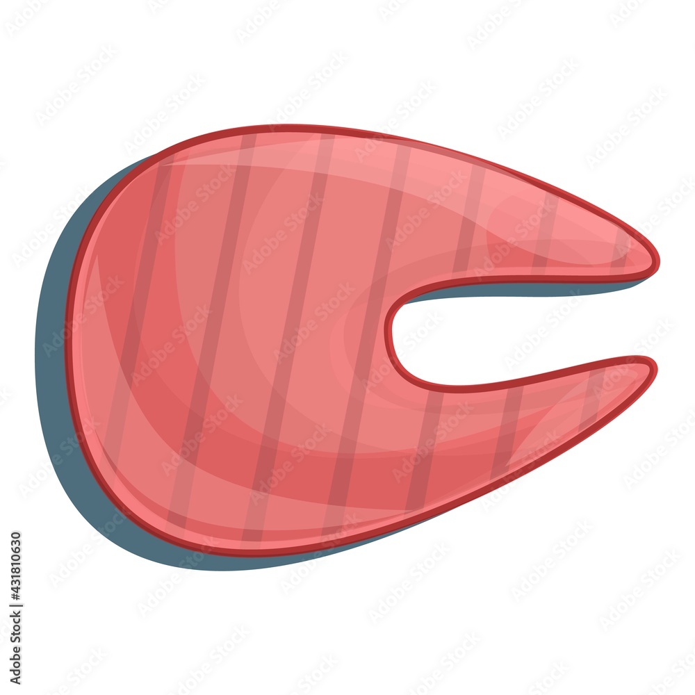 Roasted fish icon. Cartoon and flat of Roasted fish vector icon for web design isolated on white background Roasted fish icon. Cartoon and flat of Roasted fish vector icon for web design isolated on white background