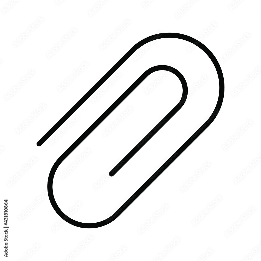 attach icon vector. attach sign. attach icon for web and app. vector illustration color editable attach icon vector. attach sign. attach icon for web and app. vector illustration color editable