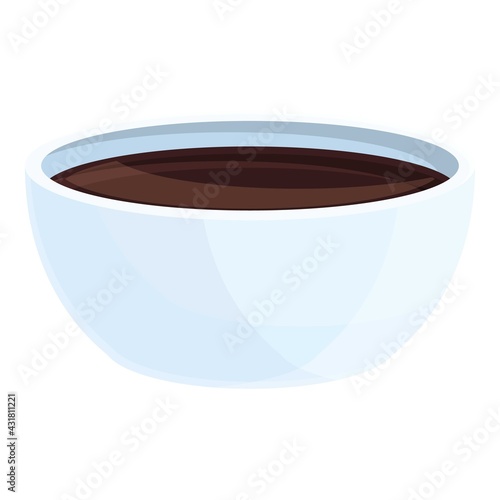 Gourmet soy sauce icon. Cartoon and flat of Gourmet soy sauce vector icon for web design isolated on white background