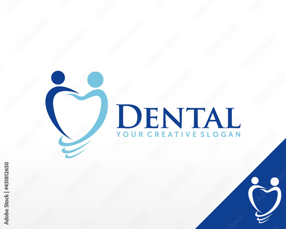 Obraz premium Dental Care logo design vector