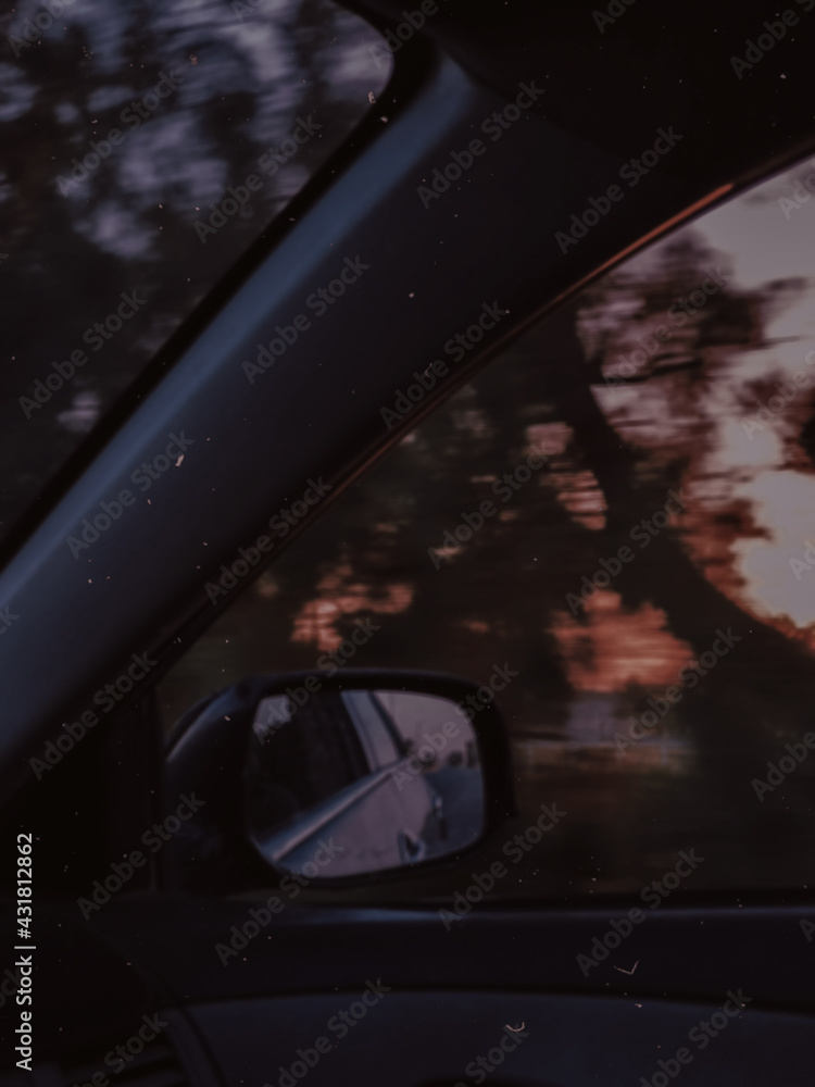 Obraz premium driving through the fog