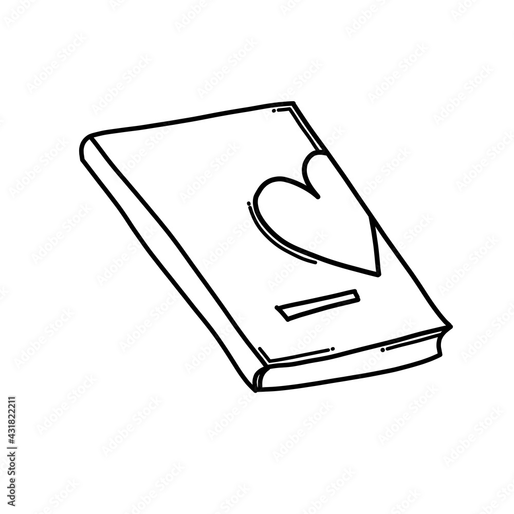 Book Doodle vector icon. Drawing sketch illustration hand drawn cartoon line eps10 Book Doodle vector icon. Drawing sketch illustration hand drawn cartoon line eps10