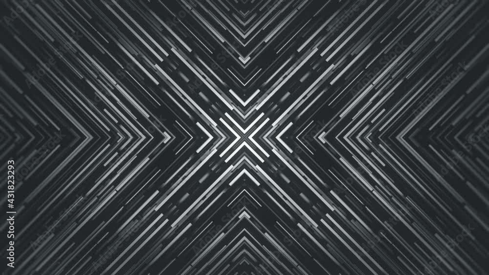 Dark 3D Lines. Geometric abstract background. Looped video. Dark 3D Lines. Geometric abstract background. Looped video.