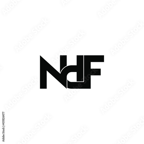 Free Download ndf letter original monogram logo design - GFXLoad