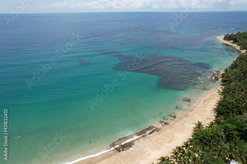 Lush tropical Caribbean Coast of Limon in Costa Rica -aerial views of Cocles, Punta Uva, Playa Chiquita and Puerto Viejo  © WildPhotography.com