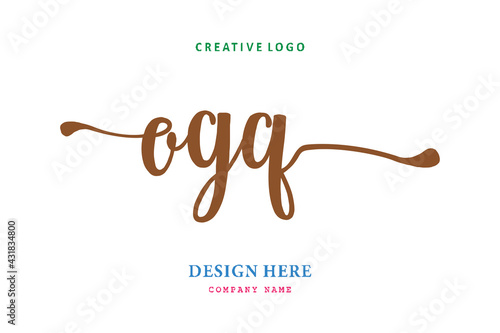 OGQ lettering logo is simple, easy to understand and authoritative