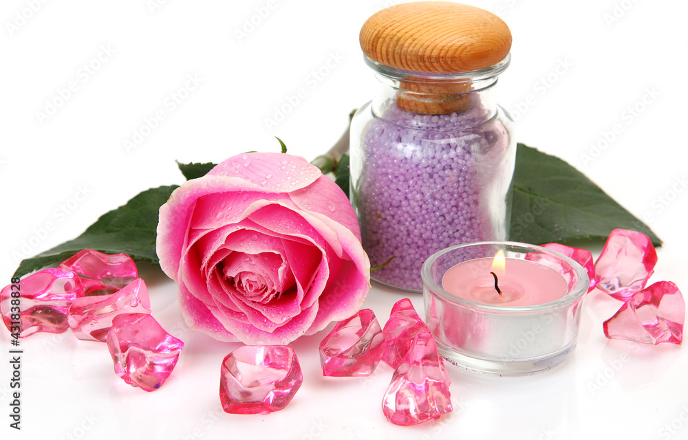 sea salt and candles for massage and aromatherapy sea salt and candles for massage and aromatherapy