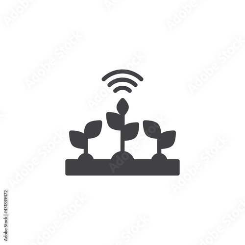 Agritech control vector icon