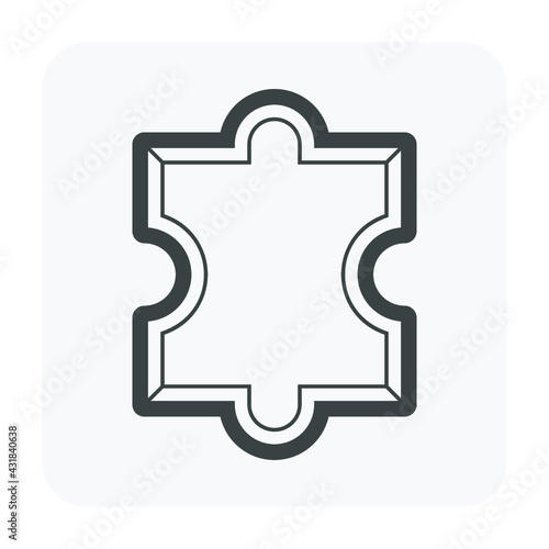Concrete paver block pavement floor or brick vector icon. For landscape, outdoor and garden by construction paving on ground to create pattern. That sidewalk, road, patio, path, street or driveway.