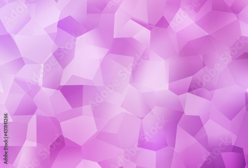 Light Pink vector texture with abstract forms.