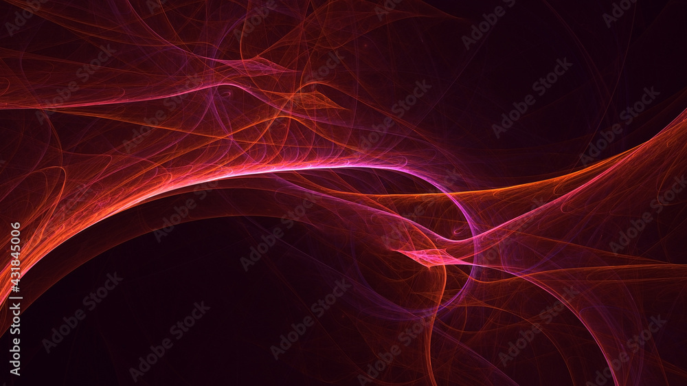 3D rendering abstract multicolor fractal light background 3D rendering abstract multicolor fractal light background
