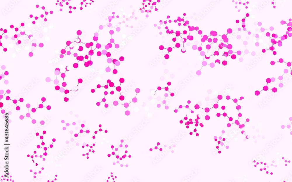 Naklejka premium Light Pink, Yellow vector template with artificial intelligence structure.