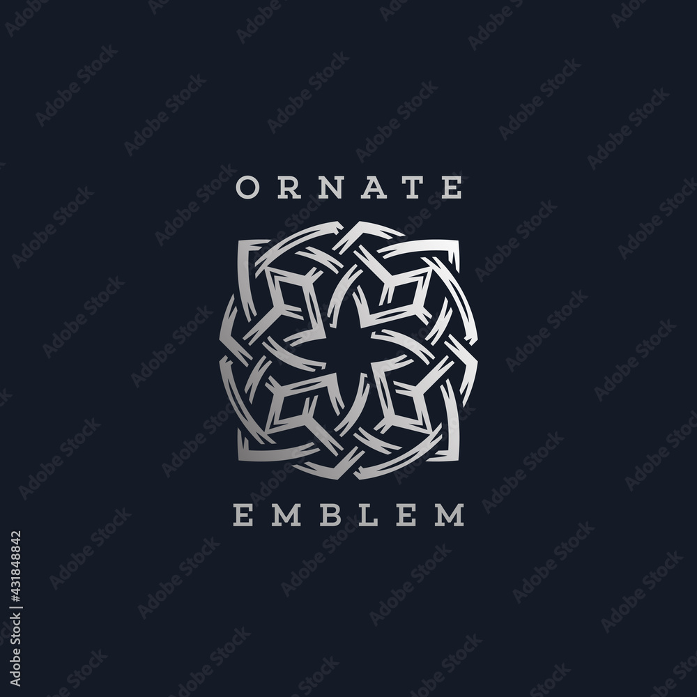 Ornate emblem Ornate emblem