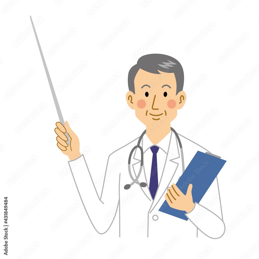 説明する医者