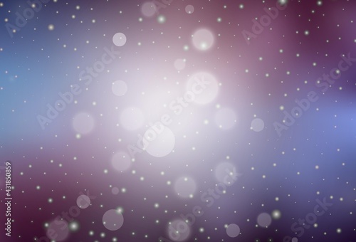 Dark Purple vector backdrop in holiday style. © smaria2015
