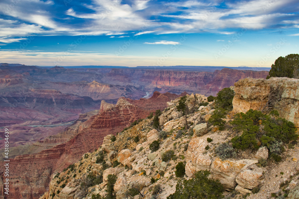 View on Grand Canyon National Park in Arizona, USA.