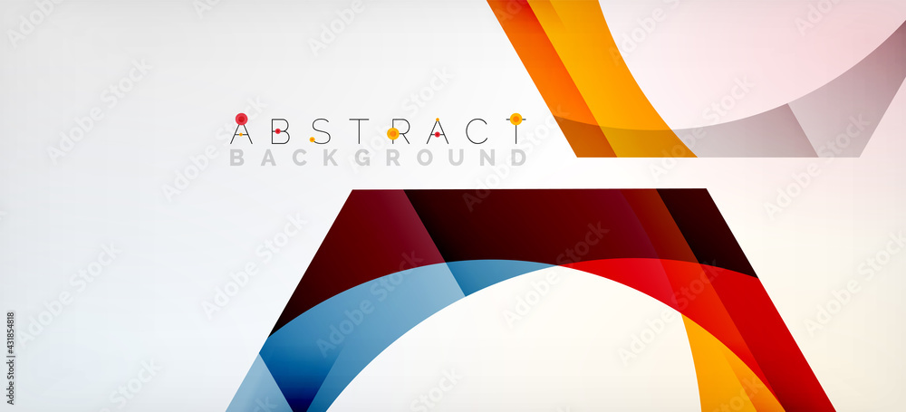 Transparent hexagons geometric shapes abstract background Transparent hexagons geometric shapes abstract background