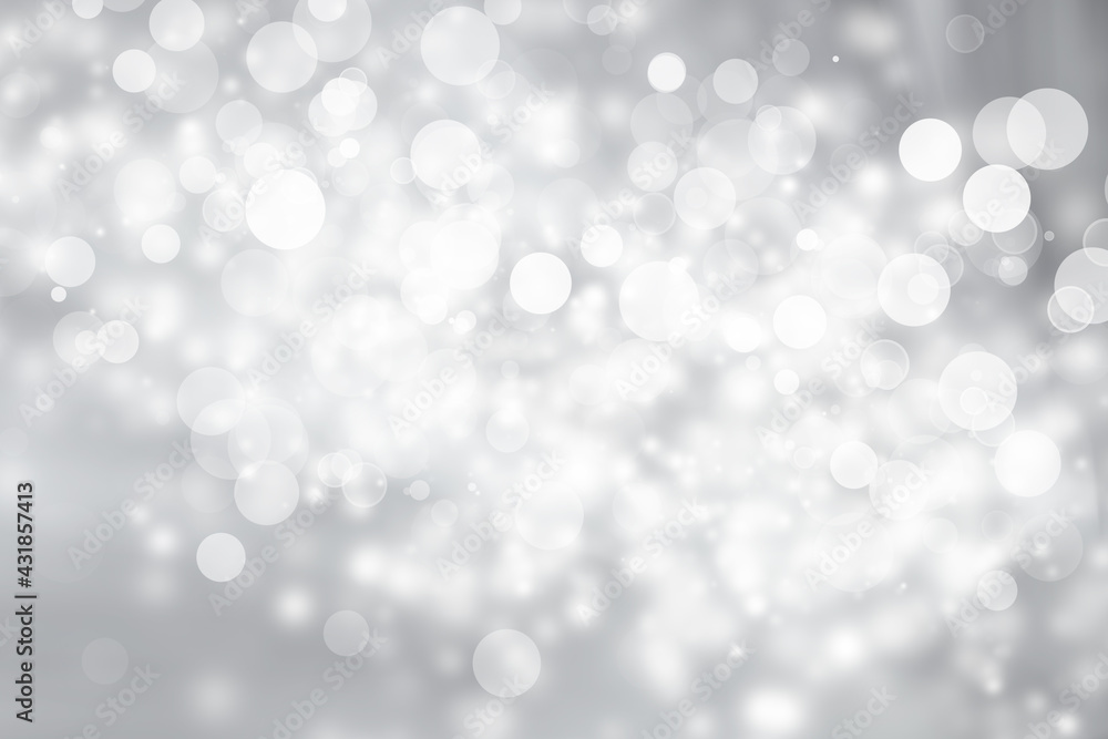white snow blur abstract background. Bokeh Christmas blurred beautiful shiny Christmas lights white snow blur abstract background. Bokeh Christmas blurred beautiful shiny Christmas lights