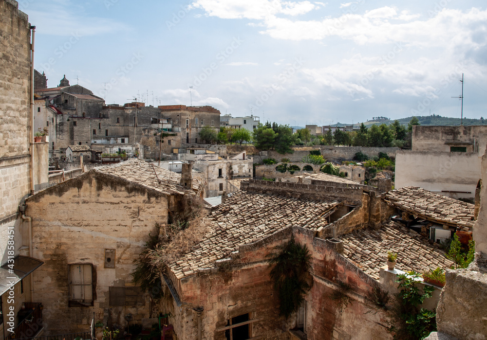 Obraz premium The historic center of a Gravina in Puglia. A charming town in southern Italy.