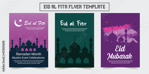 Ramadan Kareem flyer, banner, poster, flyer, background design template. social media template. Vector Illustration.