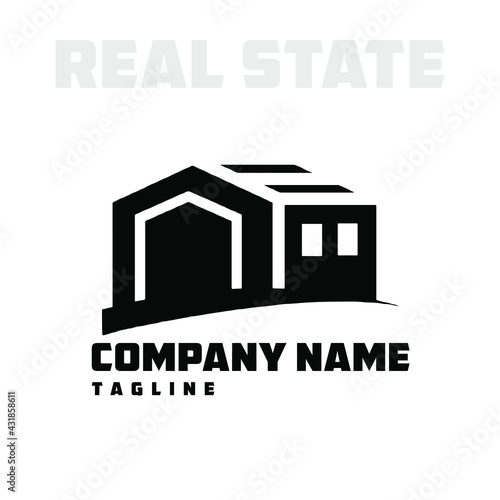 real state logo, home icon