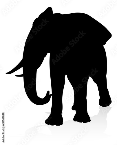 Elephant Silhouette