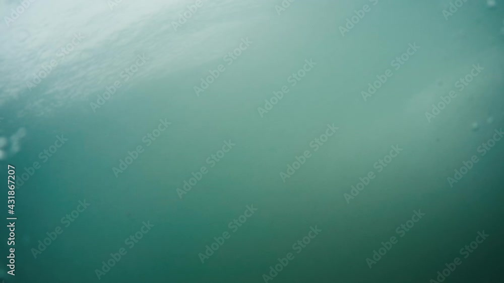 Ocean wave breaks on the shore. Atlantic Ocean wave barrels and breaks at Matadeiro beach on Santa Catarina island in Brazil Ocean wave breaks on the shore. Atlantic Ocean wave barrels and breaks at Matadeiro beach on Santa Catarina island in Brazil