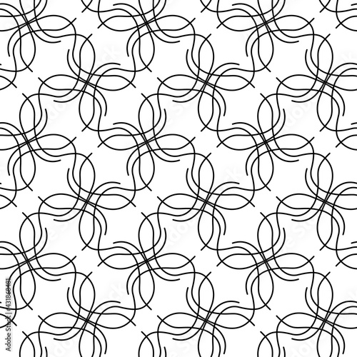black lines on white. minimalistic vector pattern. perfect design for interior decoration  textile print
