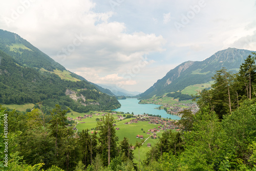 Enchanting landscapes for tourists and photographers - Lungerersee, Lungern, Switzerland