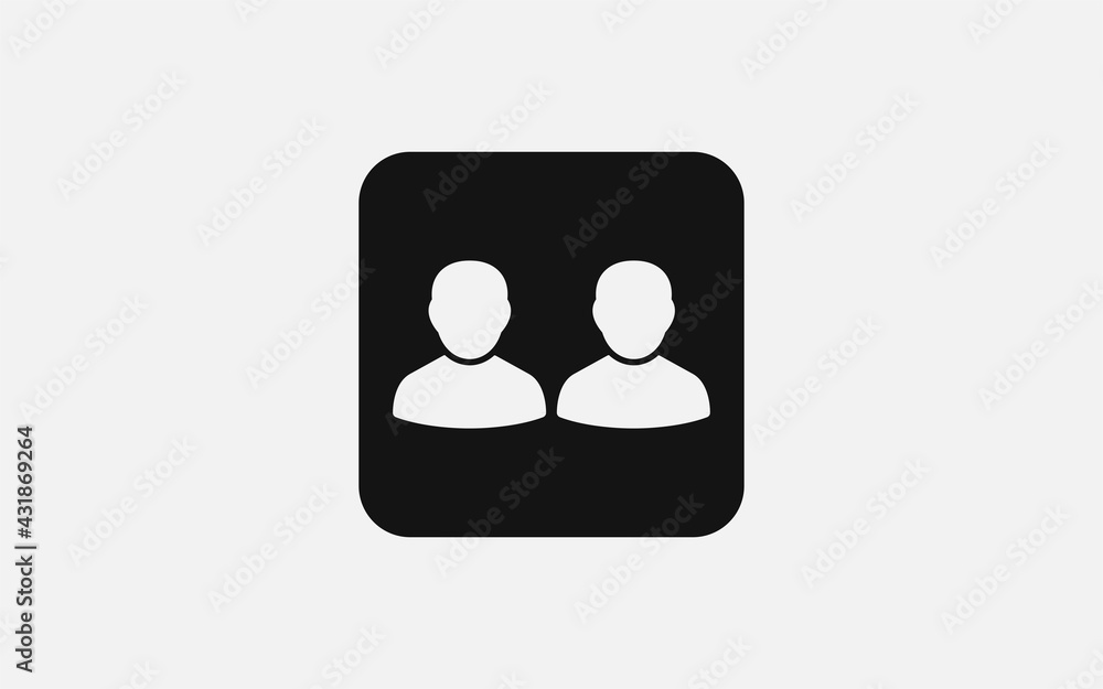 people flat icon. Simple solid style. Multi user, circle, group, person, service concept. Crowd sign symbol design. Vector illustration isolated on white background people flat icon. Simple solid style. Multi user, circle, group, person, service concept. Crowd sign symbol design. Vector illustration isolated on white background