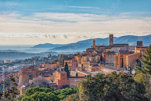 The city of Grasse on the French Riviera photo
