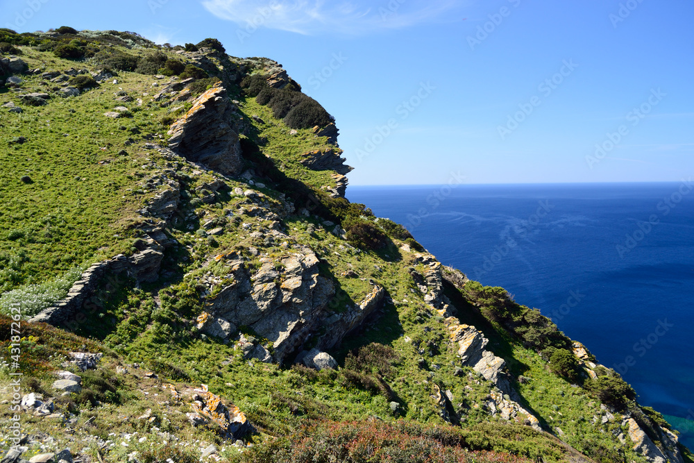Naklejka premium Veduta di Capo Negru